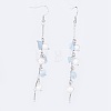 Natural Gemstone Dangle Earrings EJEW-JE02733-2