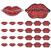 24Pcs 2 Styles Resin Rhinestone Hotfix Rhinestone DIY-PH0038-25-1