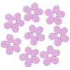 8Pcs Daisy Flower Wool Felt Fabric Costume Accessories AJEW-PH0008-82C-1
