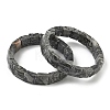 Natural Map Stone Beads Stretch Bracelets for Women Men BJEW-C097-06-10-1