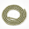 Baking Painted Pearlized Glass Pearl Bead Strands HY-N002-2mm-A07-3