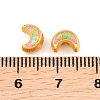 Alloy Enamel Beads ENAM-D318-01G-02-3