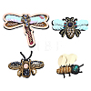 4Pcs 4 Style Cloth Sew on Patches DIY-CA0005-10-1