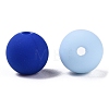 Rubberized Style Imitated Silicone Acrylic Beads MACR-T048-01C-08-2