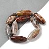 Natural Mexican Lace Agate Beads Strands G-NH0010-I03-03-4