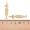 Brass Micro Pave Cubic Zirconia Pendants CU-CBAB3AD-08G-01-3