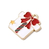 Christmas Alloy Enamel Pendants FIND-H055-17F-G-3