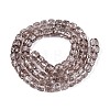 Crackle Transparent Glass Beads Strands GLAA-N069-03A-02-2