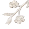 Plum Blossom Shape Appliques PATC-WH0007-11A-2