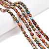 Natural Imperial Jasper Beads Strands X-G-N342-62H-4