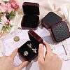 Plastic & PU Leather Jewelry Cufflink Boxes CON-WH0117-14B-3