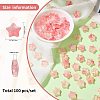 100Pcs Gradient Color Handmade Lampwork Beads DIY-SZ0010-51C-2