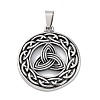304 Stainless Steel Pendants STAS-Q339-03B-AS-1