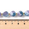 Natural Quartz Dyed Beads Strands G-U023-A02-16-5