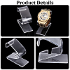 C-Shaped Acrylic Watch Display Stands BDIS-CN0001-01-6