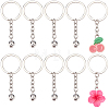 10Pcs Iron Split Key Rings FIND-SC0023-65-1