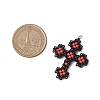 Seed Beads Beaded Charms PALLOY-MZ00358-02-2