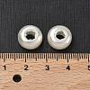 ABS Plastic Imitation Pearl Rondelle Large Hole European Beads X-MACR-S256-A41-4