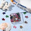 60Pcs 15 Styles Alloy Enamel Connector Charms ENAM-CJ0004-88-5