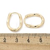 Brass Twist Hoop Earrings EJEW-Q014-02G-3