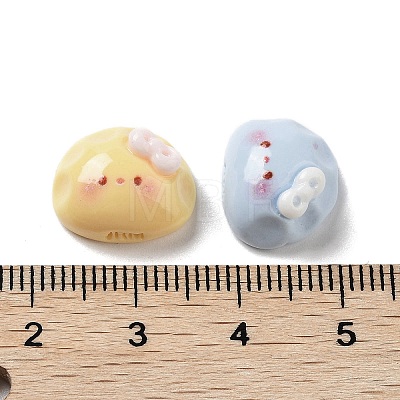 Opaque Resin Decoden Cabochons RESI-K035-04-1