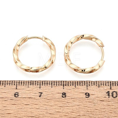 304 Stainless Steel Hoop Earrings STAS-T074-50G-1