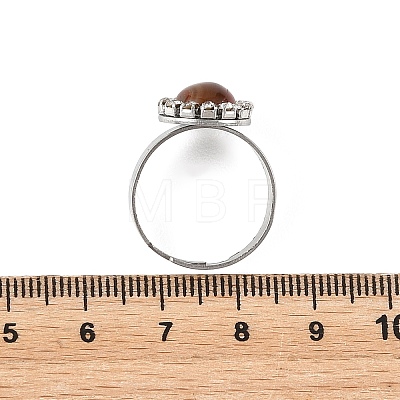 Natural & Synthetic Gemstone Finger Rings for Women RJEW-JR01102-1