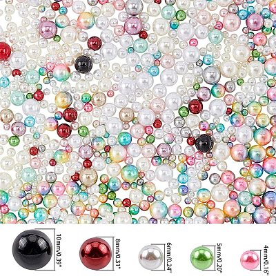 Acrylic Imitation Pearl Beads OACR-PH0001-44-1