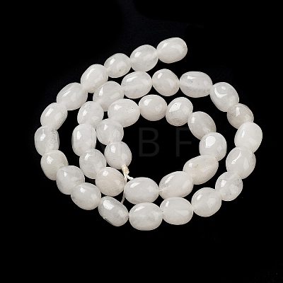 Natural White Jade Beads Strands X-G-E614-B01-08-1