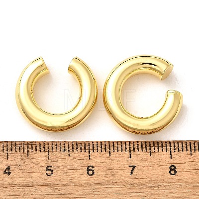 Rack Plating Brass Ring Cuff Earrings for Women X1-EJEW-H135-01G-02-1