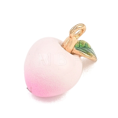 Fruit Alloy Enamel Pendants ENAM-P264-02D-G-1