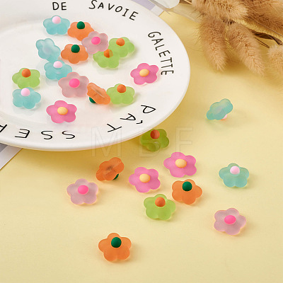  Resin Frosted Cabochons RESI-TA0001-27-1