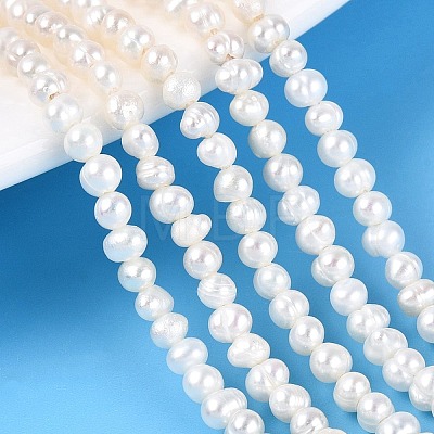 Natural Cultured Freshwater Pearl Beads Strands PEAR-N013-02L-1
