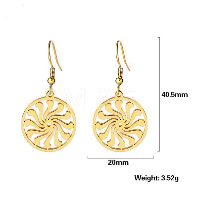 304 Stainless Steel Dangle Earrings FS-WG2153A-01-1
