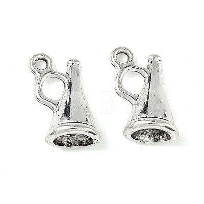 Cheerleader Megaphone Tibetan Style Alloy Pendants TIBEP-NH0001-01D-AS-1