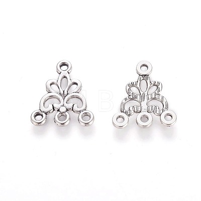 Triangle Tibetan Style Alloy Chandelier Components Links X-LF0178Y-1