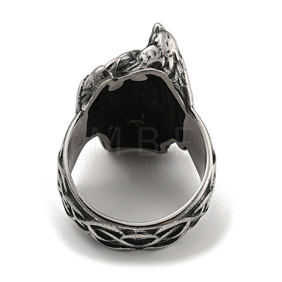 304 Stainless Steel Ring RJEW-B055-04AS-17-1