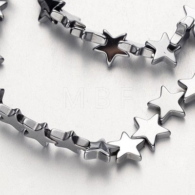 Electroplate Non-magnetic Synthetic Hematite Bead Strands G-F300-24C-01-1
