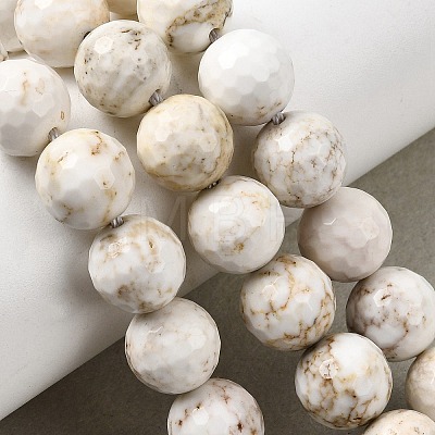 Natural Magnesite Beads Strands G-P598-E-10mm-03-1