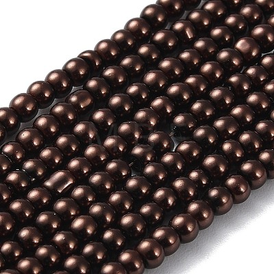 Glass Pearl Beads Strands HY-3D-B40-1