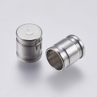 304 Stainless Steel Cord End Caps STAS-F139-060P-6mm-1