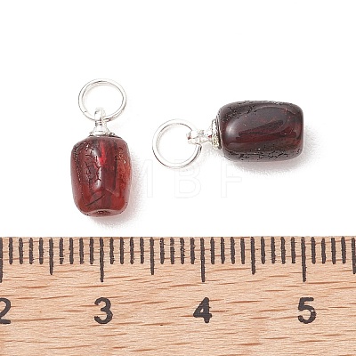 Natural Amber Pendants PALLOY-JF05375-02-1