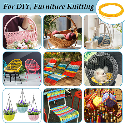 Plastic Rattan Wicker Strips DIY-WH0816-132C-1