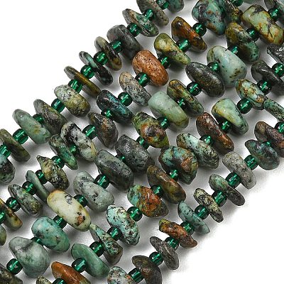Natural African Turquoise(Jasper) Beads Strands GG-CBA3A44-B11-01-1
