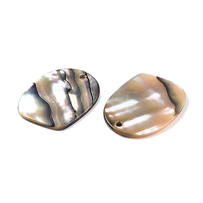 Natural Paua Shell Pendants SHEL-T020-11A-1