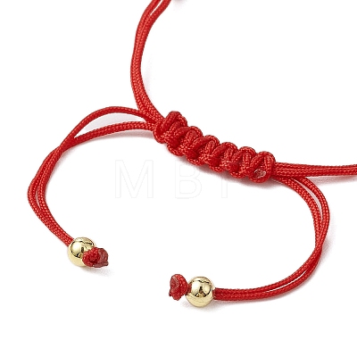 Adjustable Lanmpword Evil Eye Braided Bead Bracelet BJEW-JB11062-1