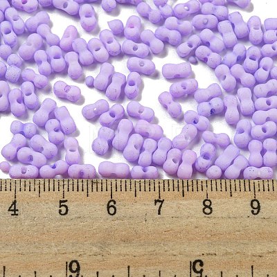 Macaron Color Opaque Frosted Glass Seed Beads SEED-K009-12B-14-1