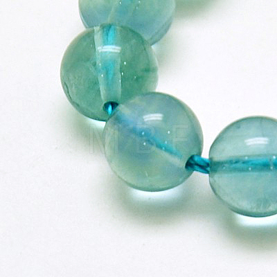 Natural Blue Fluorite Beads Strands G-E112-8mm-2-1