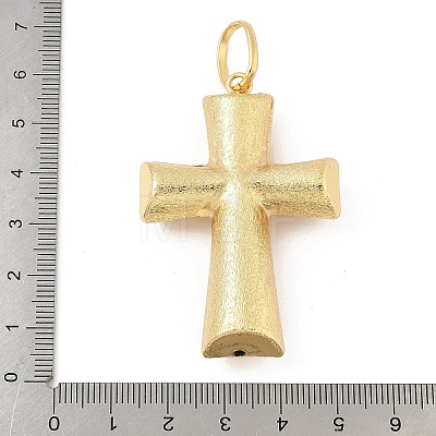 Cross Brass Big Pendants KK-M327-07D-G-1