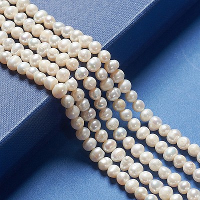 Natural Cultured Freshwater Pearl Beads Strands A23WT011-1